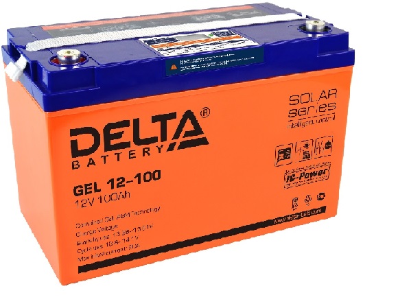 Аккумулятор Delta GEL 12-100 - 100 Ач,12В (цена по запросу)